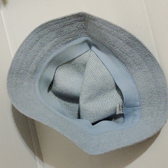Vintage 90s Y2k Kangol light blue fuzzy furry bucket hat - Picture 5 of 7